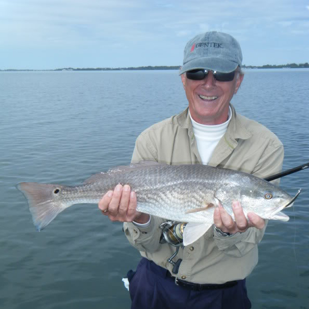 Joe was introduced to topwater lures and caught some great fish from the kayak. 