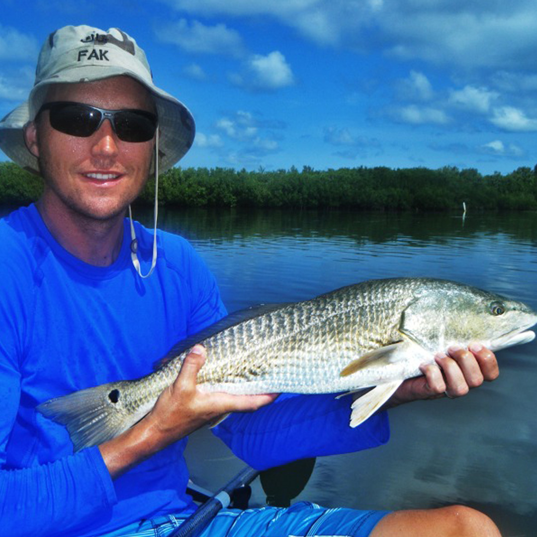 Don was introduced to kayak fishing on this charter. 