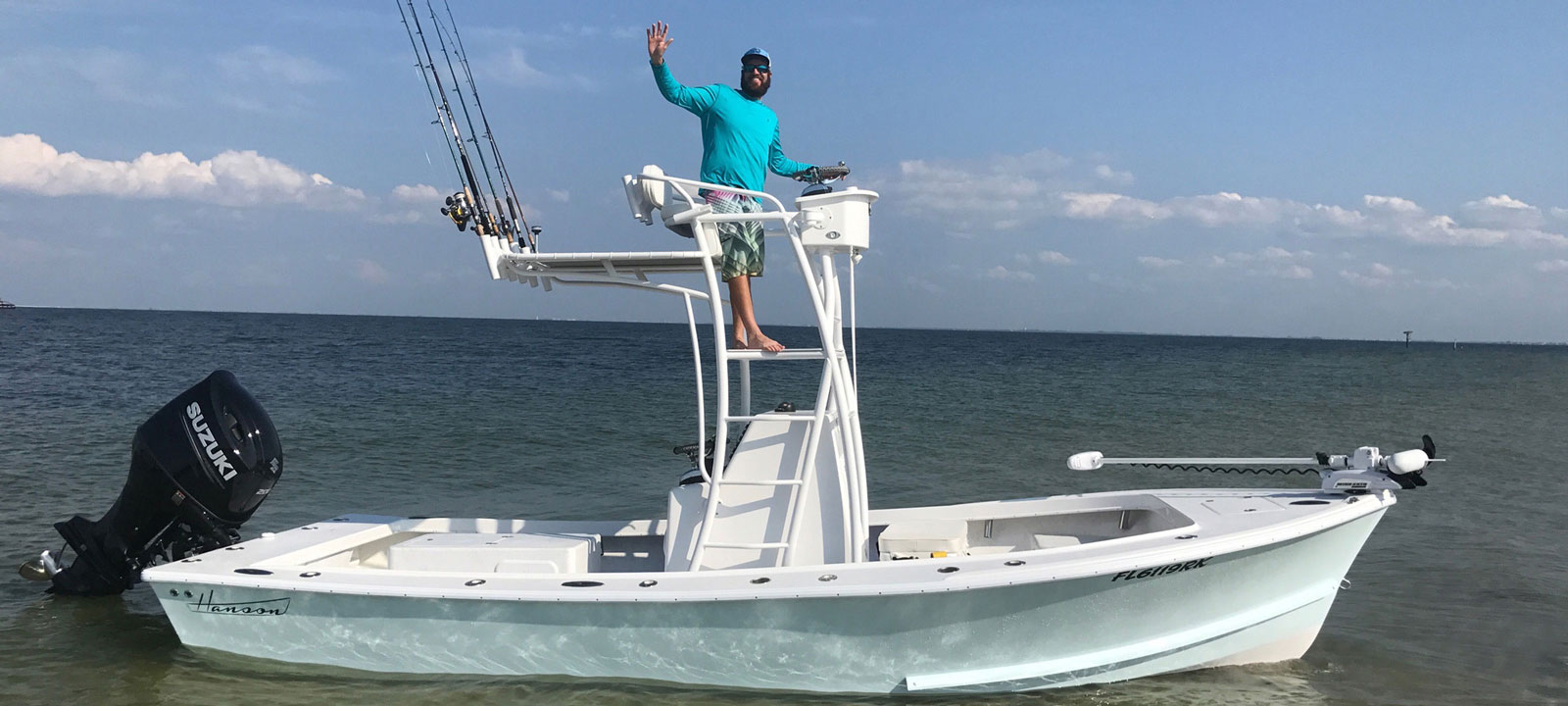 Jason in Hanson Tower | Captain Jason Stock - Fishing Charters